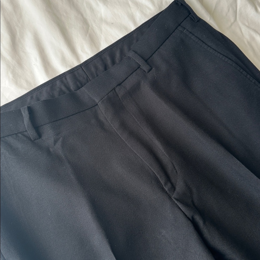 Men’s Black Dress Pants Wool Uniqlo - Picture 2 of 6